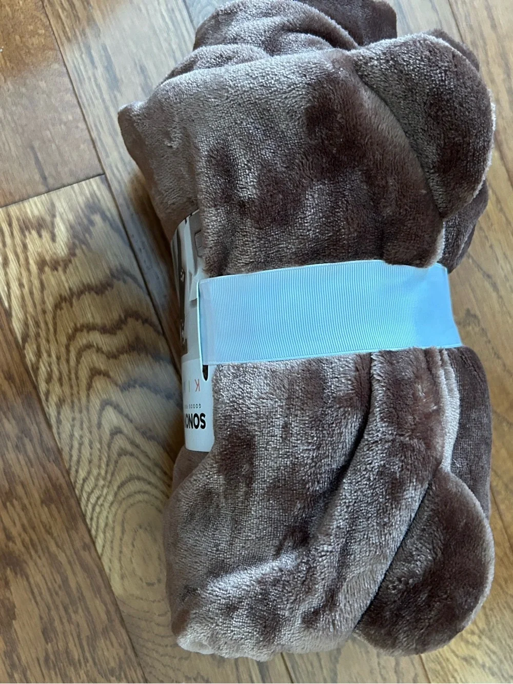 SONOMA Kids Brown Bear Hooded Throw Wearable Blanket with Hand Pockets NWT